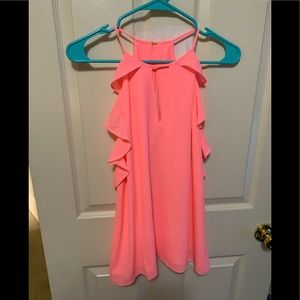 Lilly Pulitzer padma tank top in capri coral NWT